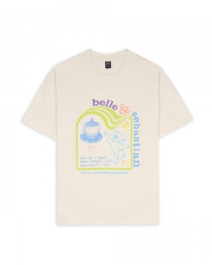 Beige Brain Dead X Belle & Sebastian Boy With The Arab Strap (Tokyo Edition) T-Shirt | AU 3760854-TR