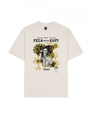 Beige Brain Dead X Fela Kuti T-Shirt | AU 1023648-RL