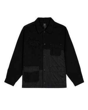 Black Brain Dead Doily Chore Jacket | AU 2736094-WI