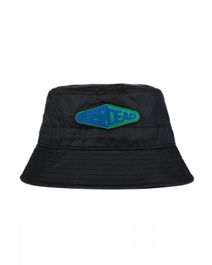 Black Brain Dead Fisheye Cinch Bucket Hat | AU 9528431-FW