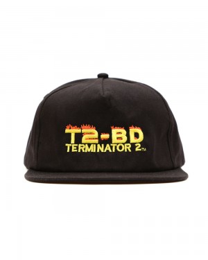 Black Brain Dead Terminator Five Panel Hat | AU 4176853-CT