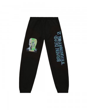 Black Brain Dead Terminator Muggin Sweat Pant | AU 9234610-DF