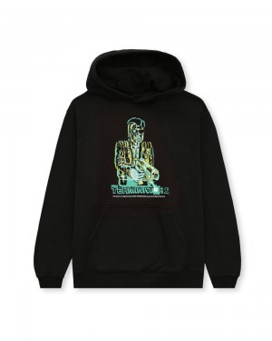 Black Brain Dead Terminator Studios Hoodie | AU 1238549-MN