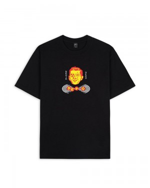 Black Brain Dead X Devo Reverse Evolution T-Shirt | AU 7389614-VD