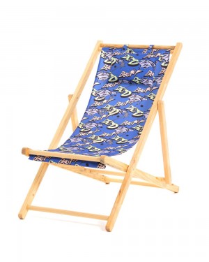 Blue Brain Dead Deck Chair Homeware | AU 8205714-CY