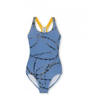 Blue Brain Dead One Piece Bodysuit | AU 0672413-PA