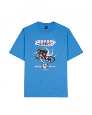 Blue Brain Dead Speed Freak T-Shirt | AU 3691704-UW