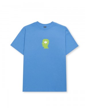 Blue Brain Dead Wide Eye T-Shirt | AU 3891675-HW