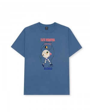 Blue Brain Dead X Faye Webster Drummer T-Shirt | AU 3108972-QC