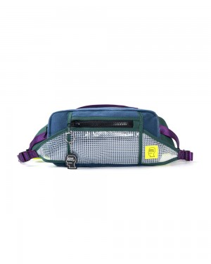 Blue Green Brain Dead Rush Hour Fanny Pack Bag | AU 1729856-OZ