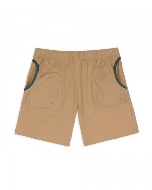 Brown Brain Dead 3d Pocket Mountain Shorts | AU 0745361-CZ