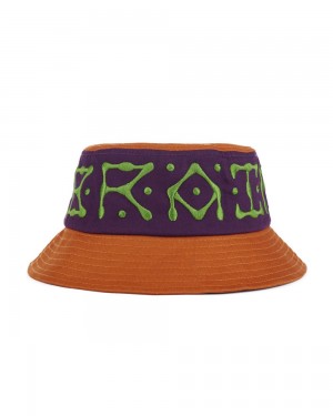 Brown Brain Dead Ufo Twill Bucket Hat | AU 0416738-XR