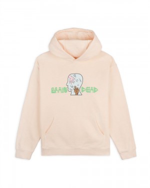 Cream Brain Dead Handheld Hoodie | AU 7609128-NU