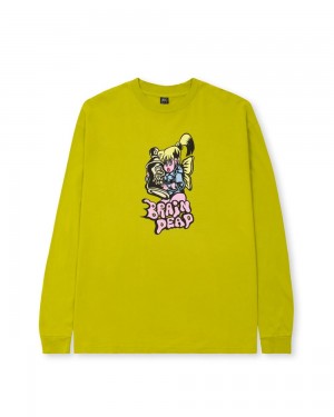 Gold Brain Dead Bubblegum Shorty Long Sleeve T-Shirt | AU 1572084-WJ