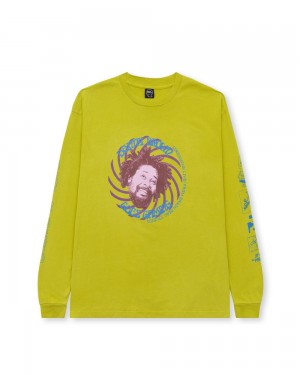 Gold Brain Dead Danny Brown Long Sleeve T-Shirt | AU 3049612-PJ