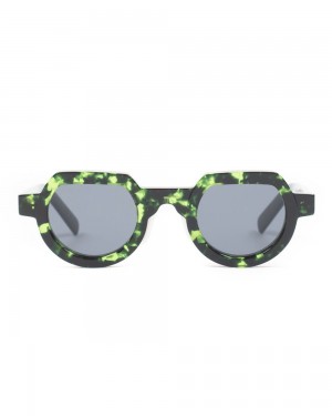 Green Black Brain Dead Tani Post Modern Primitive Eye Protection Sunglasses | AU 7419835-LI