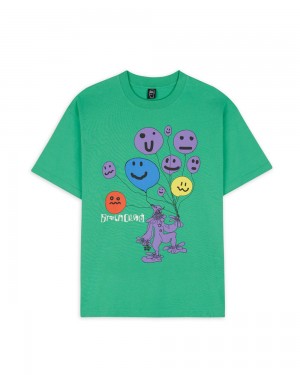 Green Brain Dead Balloon Man T-Shirt | AU 3918204-MY