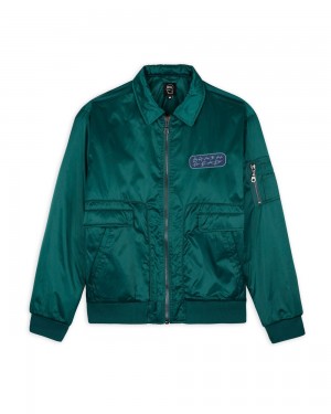 Green Brain Dead Bd Bomber Jacket | AU 6215398-GN