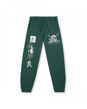 Green Brain Dead Braindead Dreams Sweat Pant | AU 2501687-YH