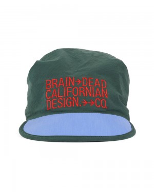 Green Brain Dead Californian Design Bandana Hat | AU 0134598-JH