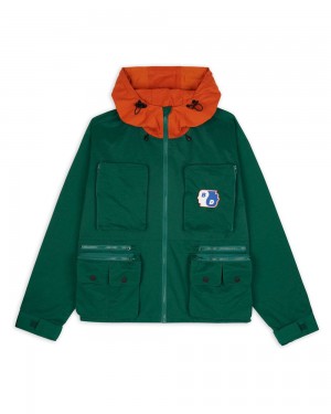 Green Brain Dead Cropped Hunting Jacket | AU 1986750-CH