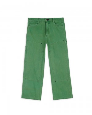 Green Brain Dead Double Knee Utility Pant | AU 4832950-GH