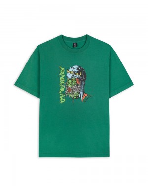 Green Brain Dead Dragon Digger Tee T-Shirt | AU 2043591-GU