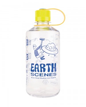 Green Brain Dead Earth Scenes Nalgene 32oz Narrow Mouth Homeware | AU 3527890-AZ