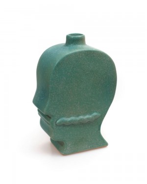 Green Brain Dead Logo Head Small Head Ceramic Vase Homeware | AU 5462170-NK