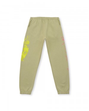 Green Brain Dead Seeing Double Sweat Pant | AU 4853901-BH