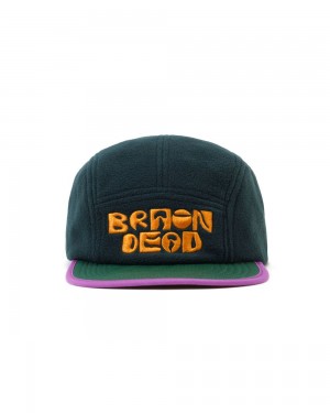 Green Brain Dead Shroomin Polar Fleece Camp Hat | AU 1570869-WG