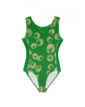 Green Brain Dead Sponge Dye Bodysuit | AU 8532910-SW