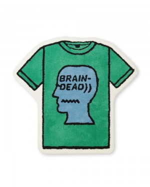 Green Brain Dead T-Shirt Rug | AU 5629013-QM