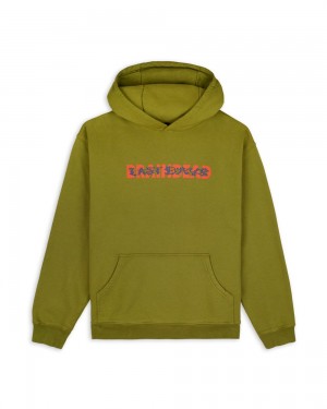 Green Brain Dead Warn End Aesthetics Hoodie | AU 7653018-YH