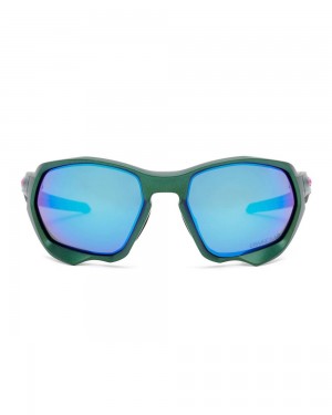 Green Brain Dead X Oakley Plazma Sunglasses | AU 7618245-MI