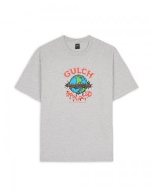 Grey Brain Dead Sound & Fury X Gulch T-Shirt | AU 8506792-OS