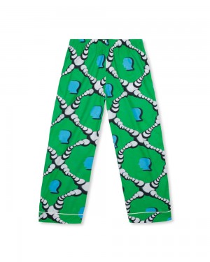 Multicolor Brain Dead Bubble Pajama Bottom Pant | AU 5072316-ET