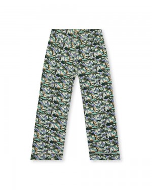 Multicolor Brain Dead Strokes Pajama Bottom Pant | AU 6082719-EA