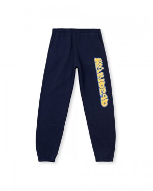 Navy Brain Dead Bubble Sweat Pant | AU 1597834-ZI