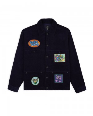 Navy Brain Dead Cord Gardeners Jacket | AU 2351907-PD