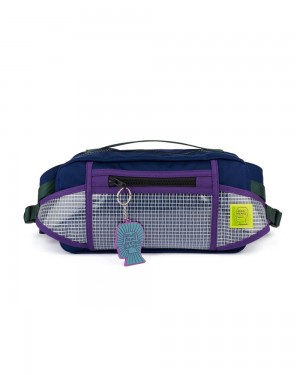 Navy Brain Dead Rush Hour Fanny Pack Bag | AU 7830619-OW