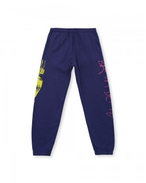 Navy Brain Dead Seeing Double Sweat Pant | AU 5914860-VY