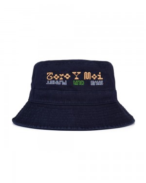 Navy Brain Dead X Toro Y Moi Save Our Planet Bucket Hat | AU 7398621-VG