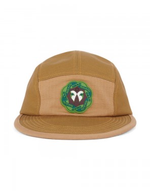 Olive Brain Dead Anglers 5 Panel Camp Hat | AU 2849637-PF