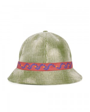 Olive Brain Dead Bd Wave Bell Bucket Hat | AU 6972418-JN