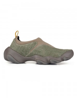 Olive Grey Brain Dead X Oakley Factory Team Flesh Shoes | AU 0314589-HG