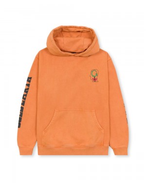 Orange Brain Dead Heatwave Sweatshirt Hoodie | AU 6517023-GI