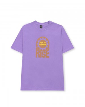 Purple Brain Dead All Rise T-Shirt | AU 2145893-GX