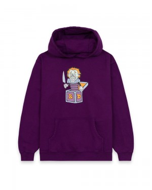 Purple Brain Dead Clownin' Hoodie | AU 7601259-EX