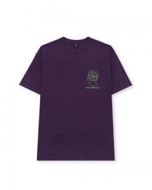 Purple Brain Dead X Dungeons & Dragons Dungeon Tomb T-Shirt | AU 1028746-SC